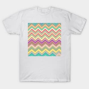 ZIG ZAG MULTICOLOR DESIGN, PASTEL COLOR, IPHONE CASE AND MORE T-Shirt